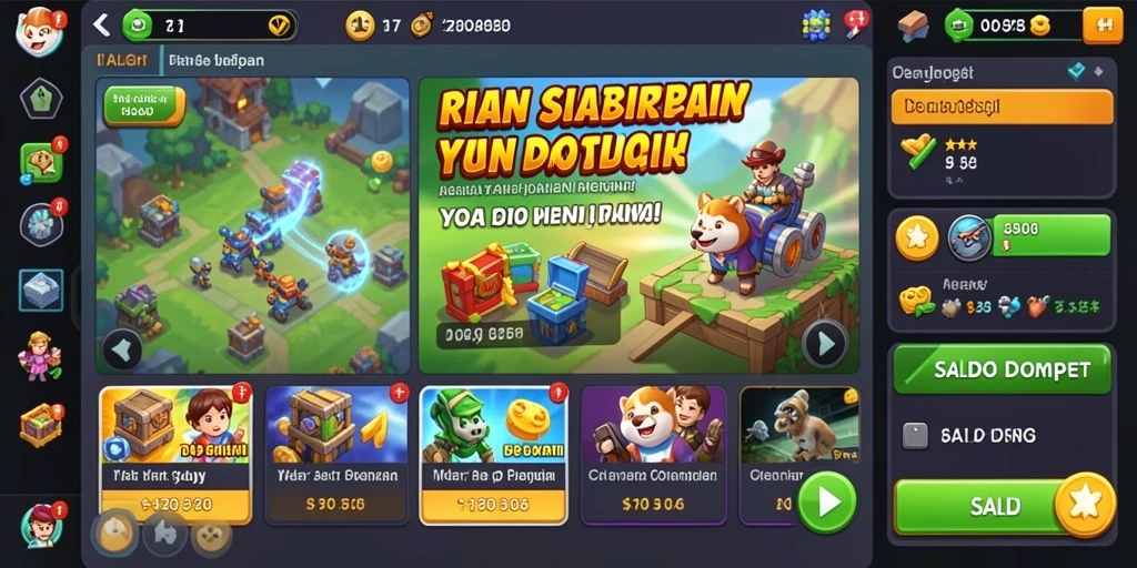 luckytopia - Karakter unik siap untuk petualangan.